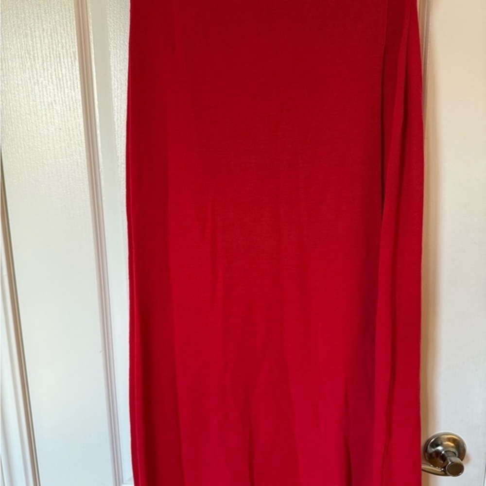 SPANNER Vibrant Red Maxi Skirt